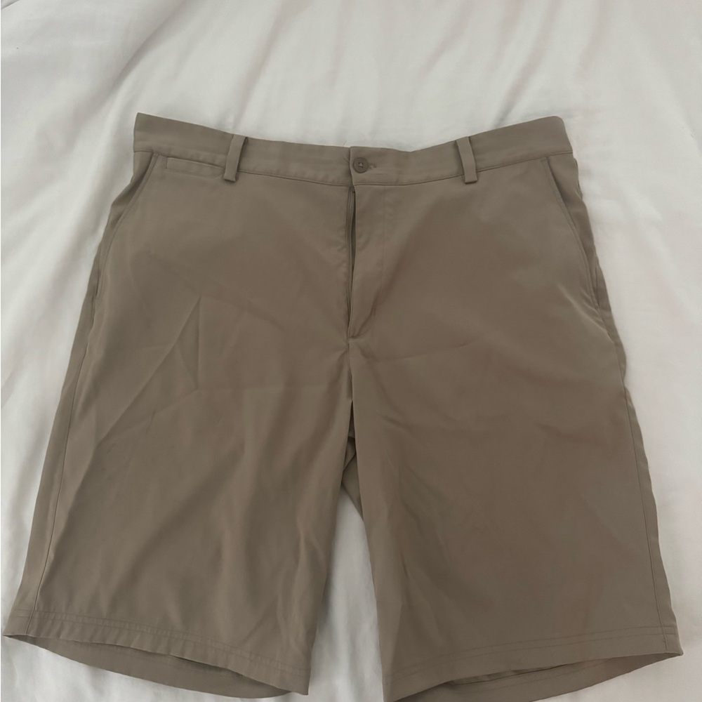 Nike Men's Khaki Flat Front Shorts